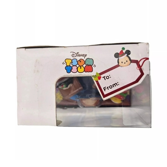 Tsum Tsum Exclusive Holiday Mickey Minnie Pluto Gift Set Playset 2017 NIB - Picture 5 of 8
